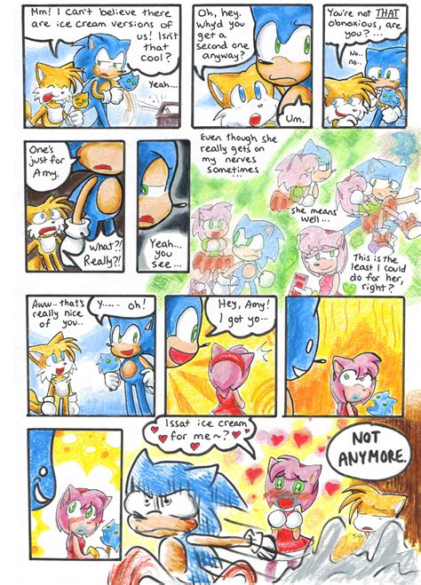 Ice Cream Sonic Comic Sonic Rules Fan Art 20904301 Fanpop