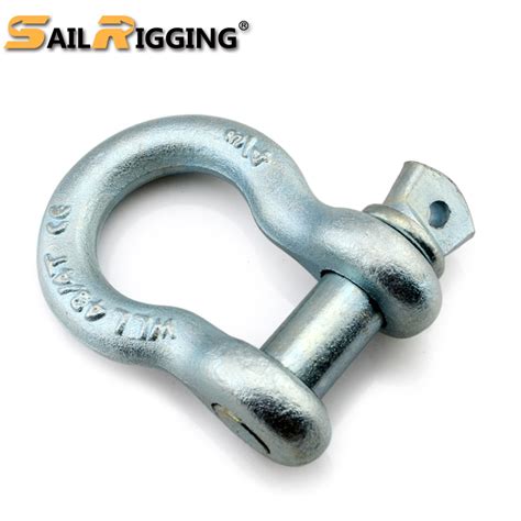 Us Type Drop Forged Galvanized Screw Pin G Anchor Shackle Bow Steel