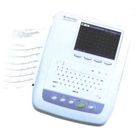 Nihon Kohden Cardiofax M Interpretive Lead Ecg Recorder W Color