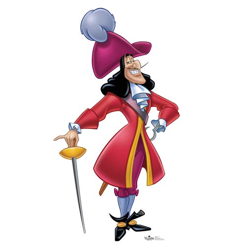 Life-size Captain Hook Disney Villains Cardboard Standup