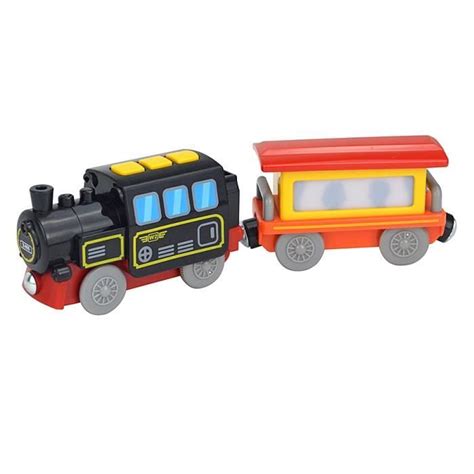 A Jouets De Train Lectrique En Bois Moul Pour Enfants Locomotive