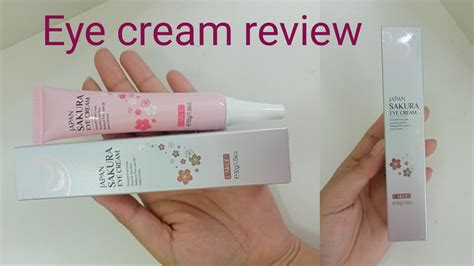 Eye cream ক সতযই কজ কর Japan Sakura Eye Cream review YouTube