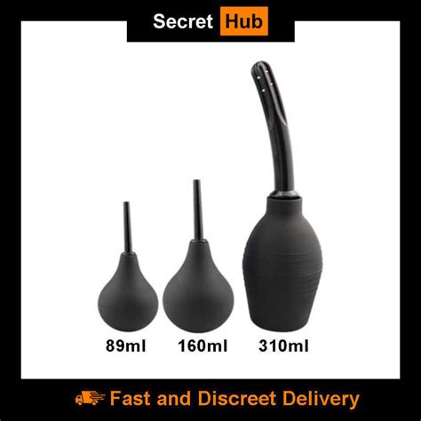 Secret Hub Silicone Bulb Enema Kit Adult Anal Douche Cleaning Tool Clyster Hygienic Pump 19B