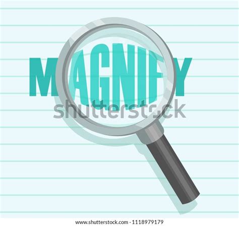 Magnifying Glass Over Word Images Stock Photos And Vectors