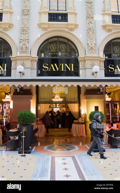 Savini Restaurant Galleria Vittorio Emanuele Ii Gallery Milan