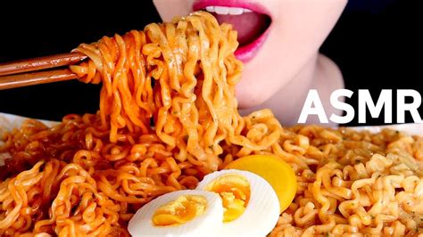 ASMRSamyang Cheese Carbo fire noodles eating sounds MUKBANG치즈 까르보 불닭