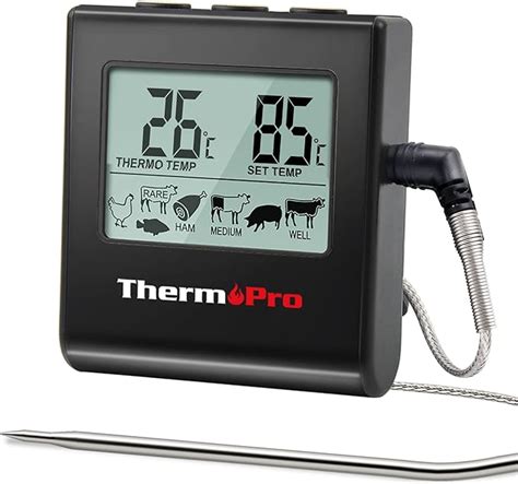 Thermopro Tp B Termometro Da Cucina Digitale Con Ampio Display Lcd Per