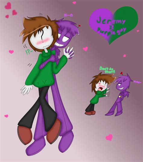 Jeremy X Purple Guy Hi There~ By Lunathehedgehog22444 On Deviantart