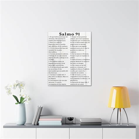 Latitude Run Scripture Walls Salmo 91 Wood Psalm 91 SpanishBible