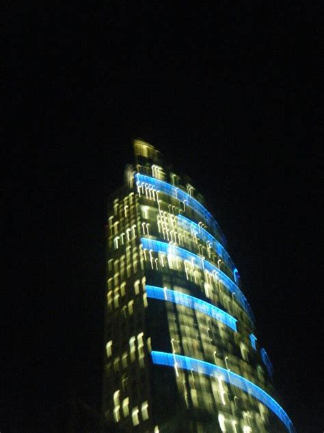 Torre Mayor Mx Ciudad De Mexico Noche Fotografía Paisaje Urbano