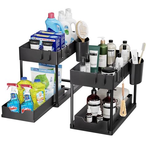 Buy Puricon Pack Under Sink Organizers And Storage Pull Out Sliding