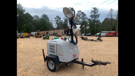 2017 Wacker Neuson LTV6K Towable Light Tower Generator 9 737 Hours