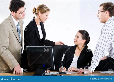 Negotiations Stock Photo Image Of Caucasian Businesswoman 3611890