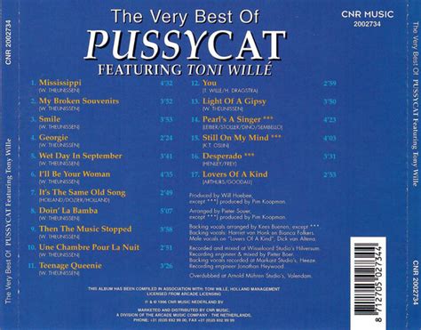 Pussycat The Very Best Of Pussycat Featuring Toni Willé