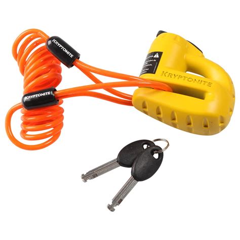 Kryptonite Disc Lock Lightweight Yellow 1 4lbs Walmart