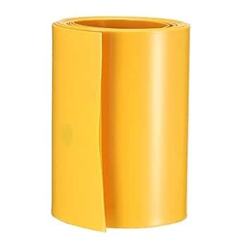 Uxcell Battery Wrap PVC Heat Shrink Tubing 65mm Flat Width For AA Power