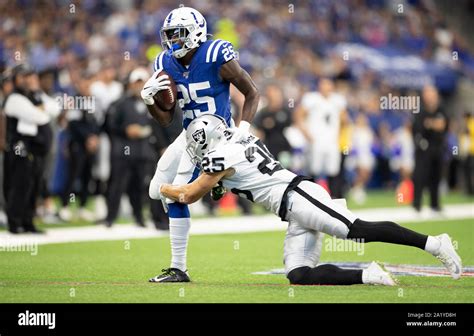 Indianapolis Indiana Usa 29th Sep 2019 Indianapolis Colts Running