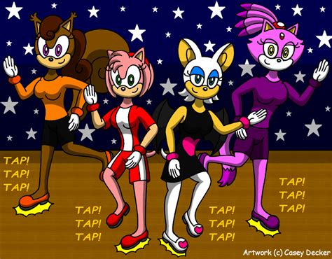 Sonic Girls Tap Dancing Show By Caseydecker On Deviantart