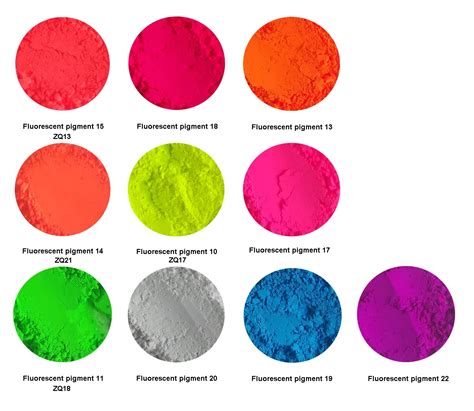 Neon Color Pigment Powder Daylight Fluorescent Coating Pigments