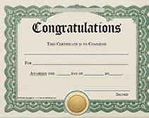 Printable Congratulations Award Certificates Templates Worksheets Library