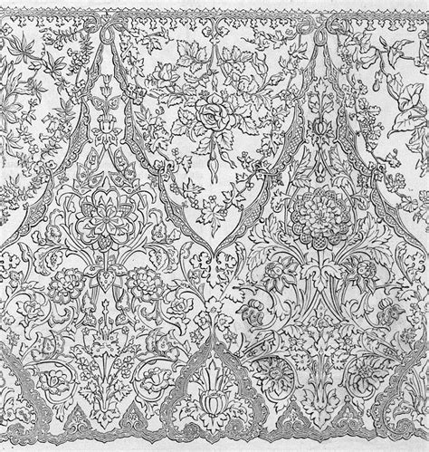 Charles Philip Slocombe 1851 Lace Design By Charles Philip Slocombe