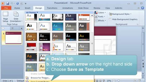 Create A Theme In Powerpoint 2010 Theme Image