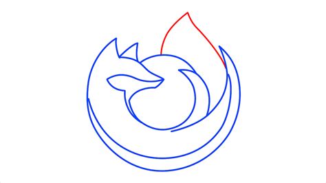 How To Draw Firefox Logo Step by Step - [7 Easy Phase]