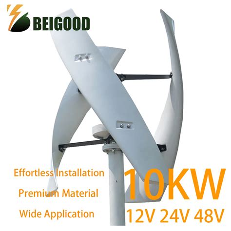 Home 10000w Vertical Axis Wind Power Turbine Generator 3kw 12v 24v 48v