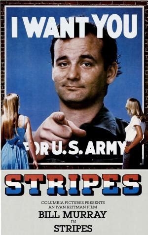 Stripes (1981) Starring: Bill Murray, Harold Ramis, Warren Oates - Three Movie Buffs Review