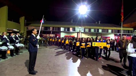 Banda Guerra ICh Exalumnos Maristas Desfile delegaciones XX Olimpíadas