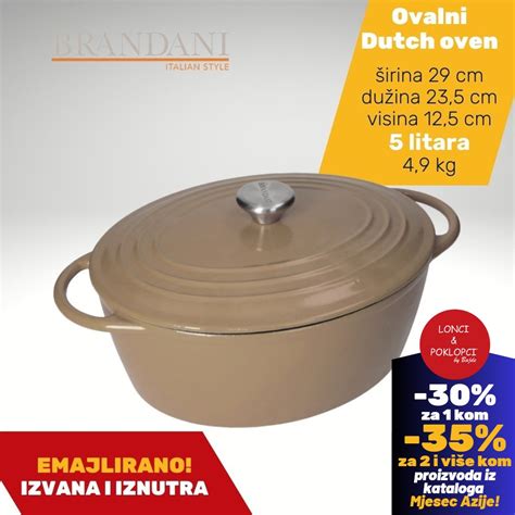 Brandani Ovalni Dutch Oven Lonciandpoklopci By Bajde