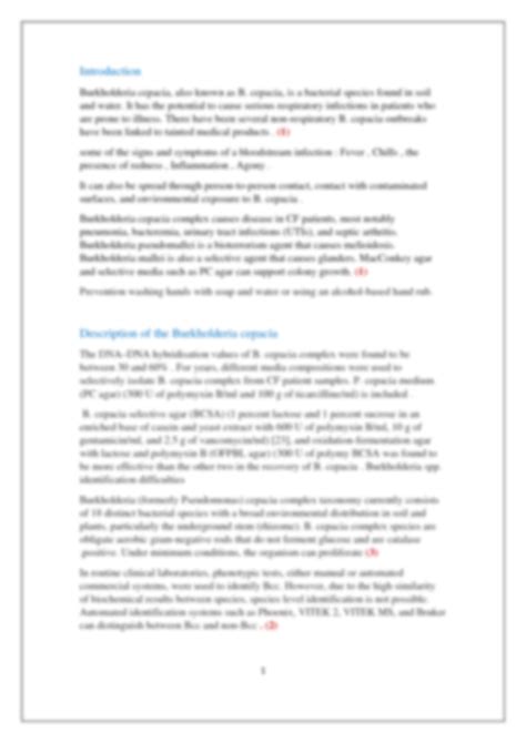 SOLUTION: Treatment of burkholderia infection burkholderia cepacia and ...