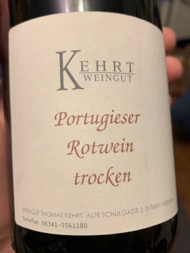 Weingut Kehrt Portugieser Trocken Vivino Us