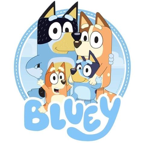 Bluey Desenho Animado Topo De Bolo De Anivers Rio Infantil Png