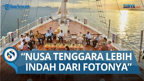 Ketika Jokowi Ajak Para Pemimpin ASEAN Naik Kapal Phinisi Nikmati