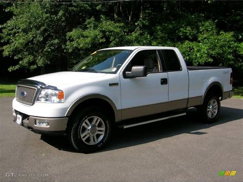 2005 Oxford White Ford F150 Lariat Supercab 4x4 34320211 Gtcarlot