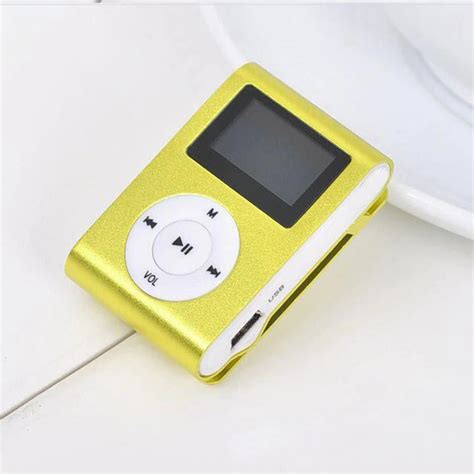 Buy Silver Mini Mp3 Player Portable Clip Mp3 Music Player With L