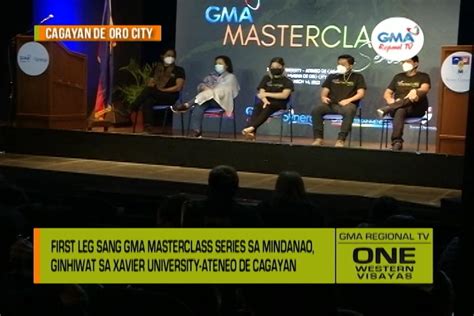 One Western Visayas First Leg Sang GMA Masterclass Series Sa Mindanao