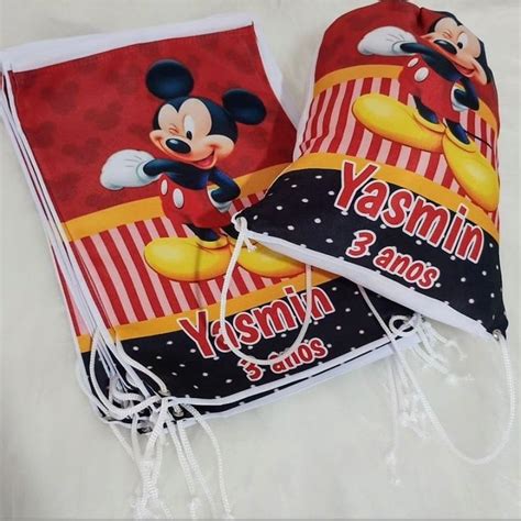 Mochilinha Sacolinha Bolsa Sacolinha Personalizada Lembrancinha Festa