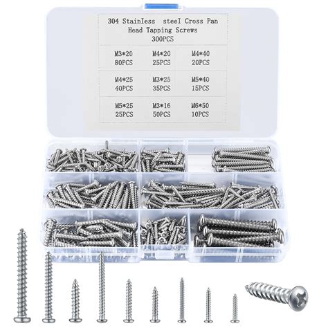 Stk Selbstschneidende Schraube Set Linsenkopf Blechschrauben