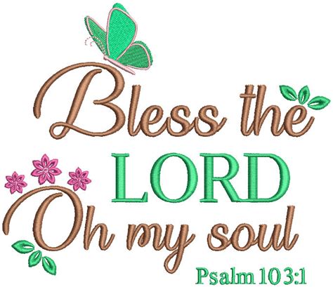 Bless The Lord Oh My Soul Psalm 103