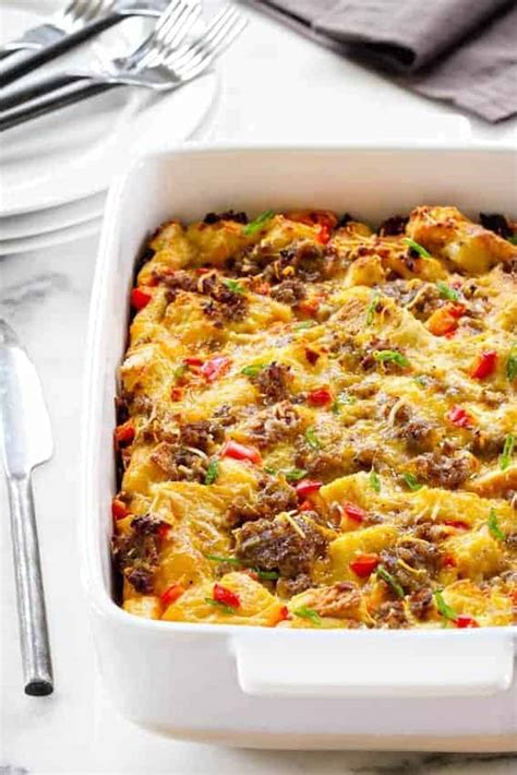 Make Ahead Breakfast Casserole