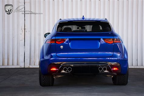 Jaguar F Pace Lumma Design Clr F Body Kit Blue Meduza Design Ltd