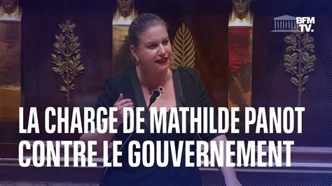 Réforme des retraites le discours de Mathilde Panot avant le vote des