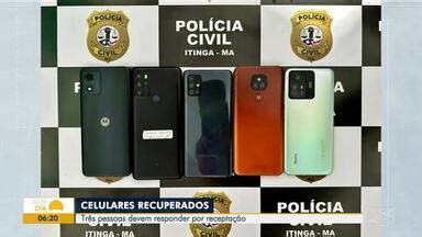 Bom Dia Mirante Operação policial recupera aparelhos celulares