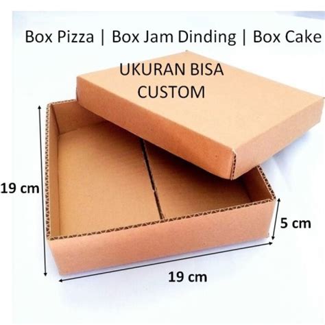 Jual Kardus Box Pizza Jam Dinding Cake Kue Baju Pakaian