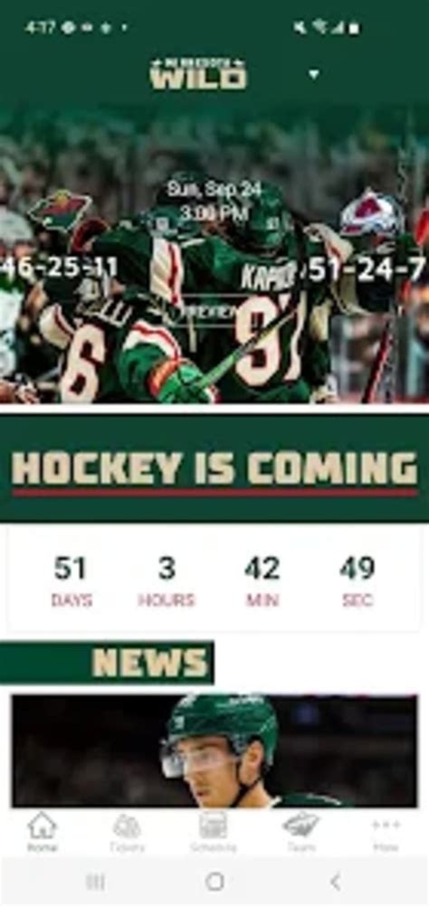 Minnesota Wild for Android - Download