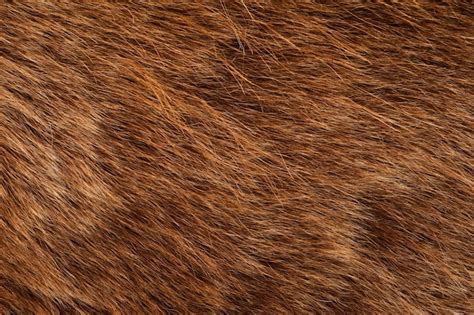 Premium Photo | Brown bear coat real brown bear fur closeup photography