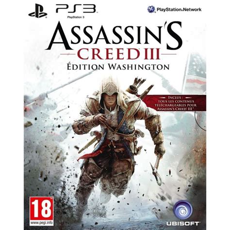 Assassin S Creed 3 Ed Washington Jeu Ps3 Achat Vente Jeu Ps3 Assassin S Creed 3 Jeu Ps3