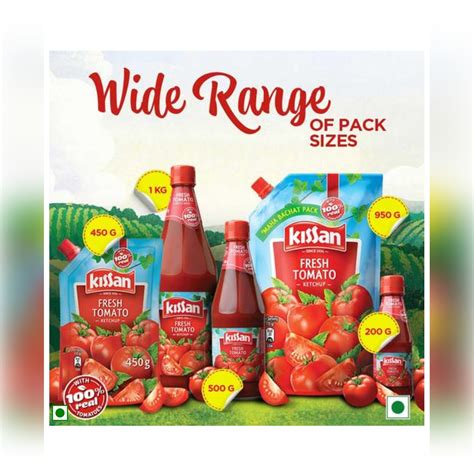 Dgroce Kissan Fresh Tomato Ketchup Pouch G